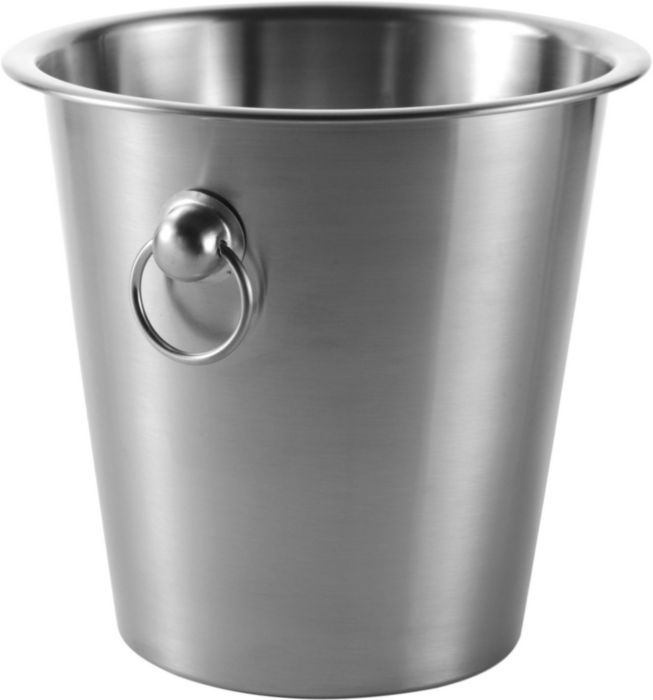 Secchiello champagne, in acciaio inox Hester